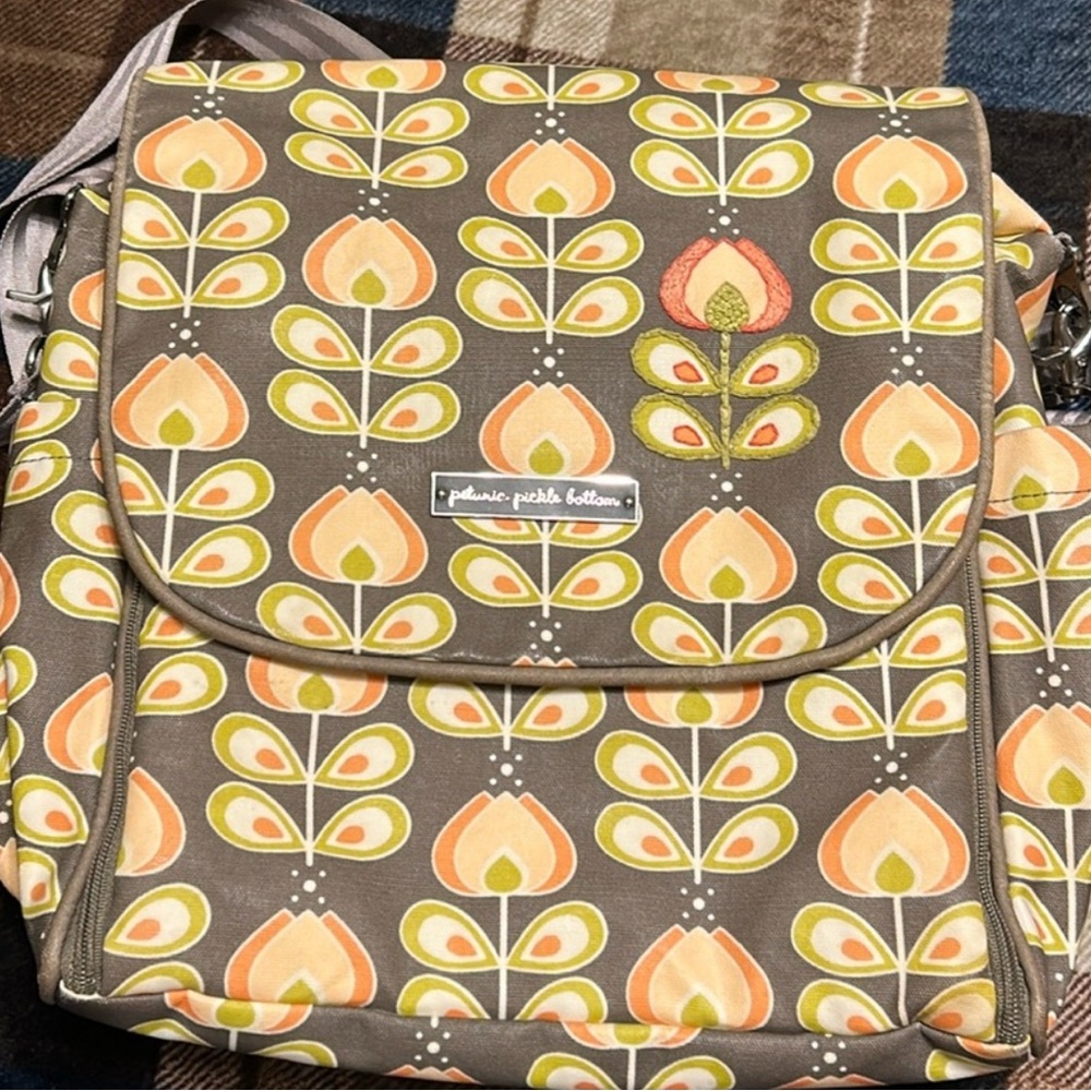 Petunia Pickle Bottom Floral Pattern Baby Bag / Diaper Bag Backpack